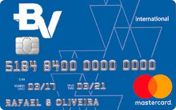 Cartão de crédito BV Internacional Banco Votorantim