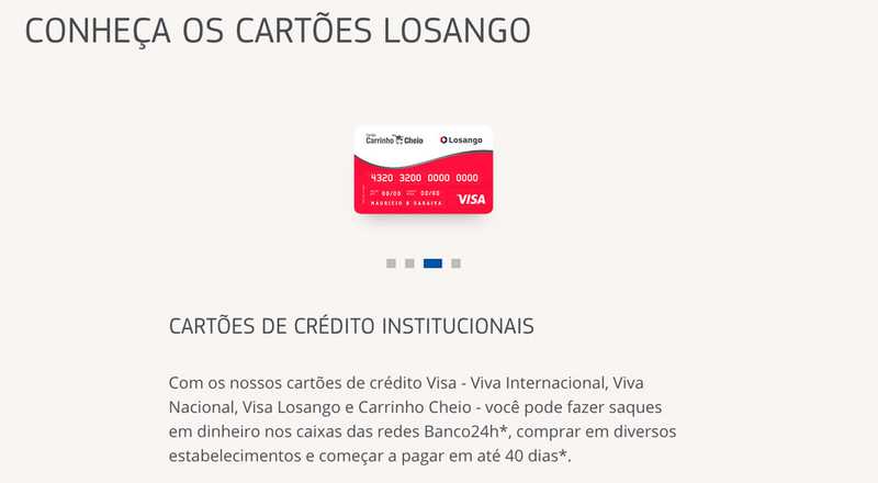 Cartão de crédito Carrinho Cheio Banco Losango