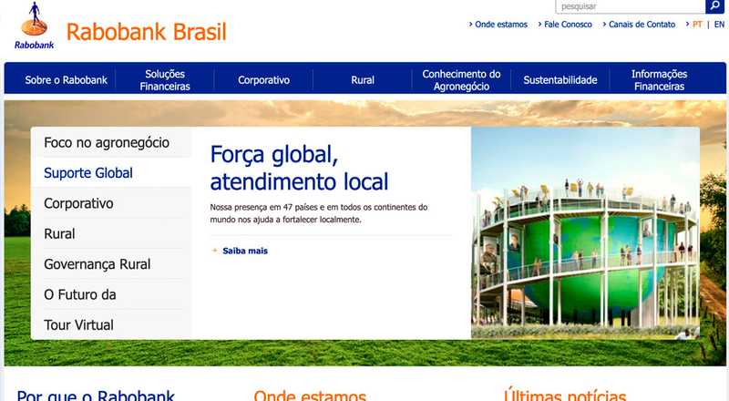 Informações gerais - Rabobank