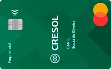 Cartão de crédito Mastercard Empresarial Cresol