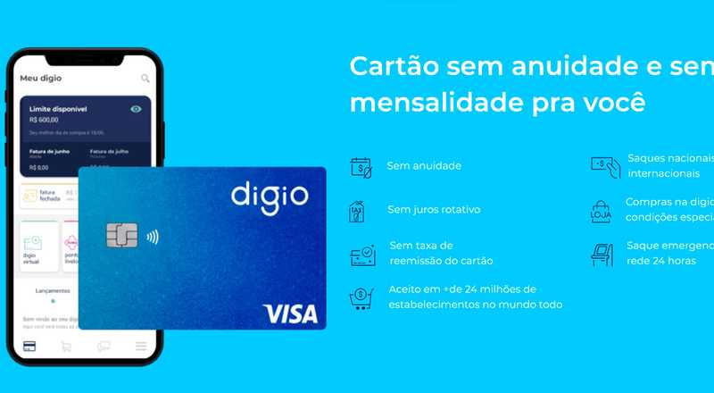 Cartão de crédito digioCartão Ibi