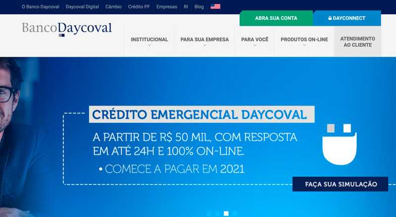 Informações gerais - Banco Daycoval