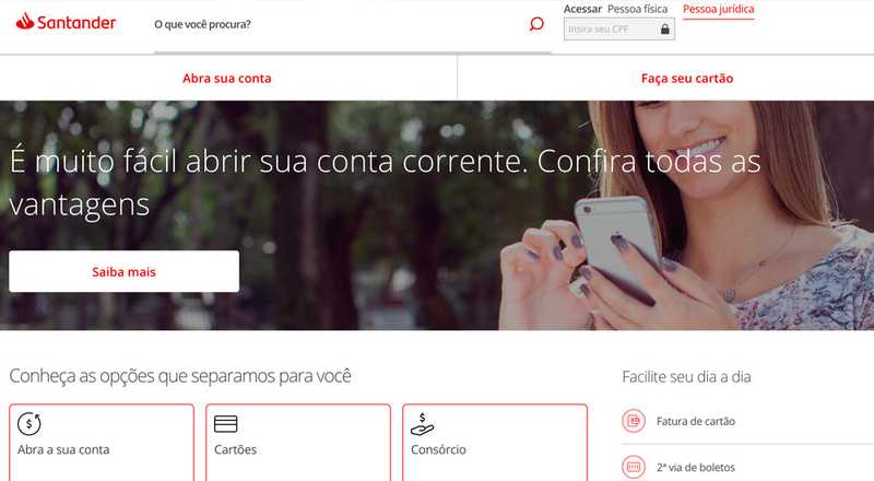 Informações gerais - Santander