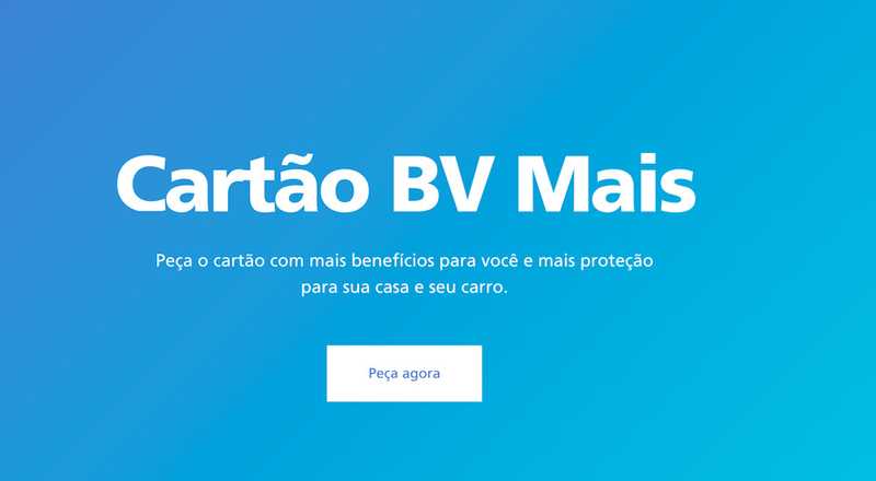 Cartão de crédito BV Mais Banco Votorantim