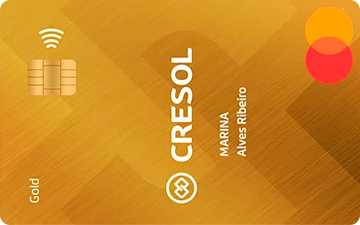 CartÃ£o de crÃ©dito Mastercard Gold Cresol