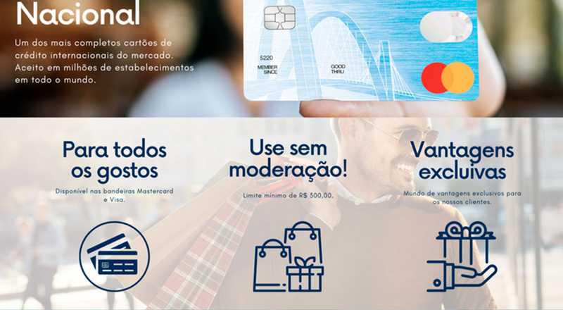 CartÃ£o de crÃ©dito Mastercard nacional BRB - Banco de BrasÃ­lia