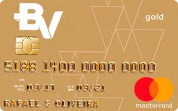 Cartão de crédito BV Gold Banco Votorantim